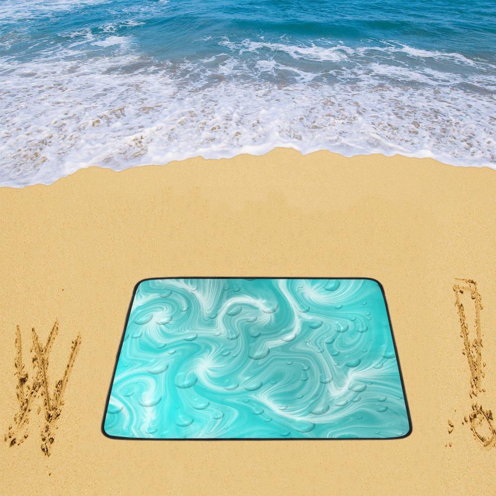 art modern fashion pattern Beach Mat 78"x 60"