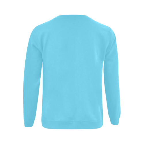 Catholic Holy Communion: Divine Mercy -Sky Blue Gildan Crewneck Sweatshirt(NEW) (Model H01)