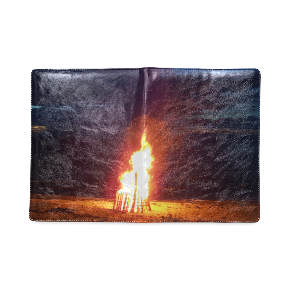 Beach Bonfire Blazing Custom NoteBook B5