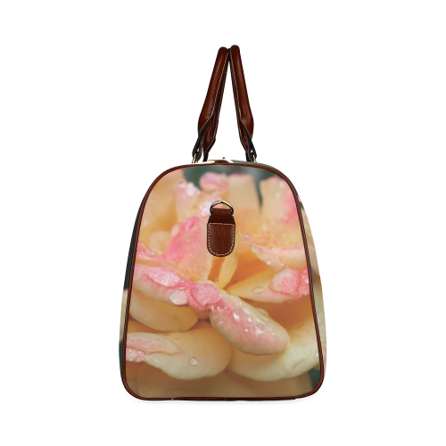 Raindrops on roses by Martina Webster Waterproof Travel Bag/Small (Model 1639)