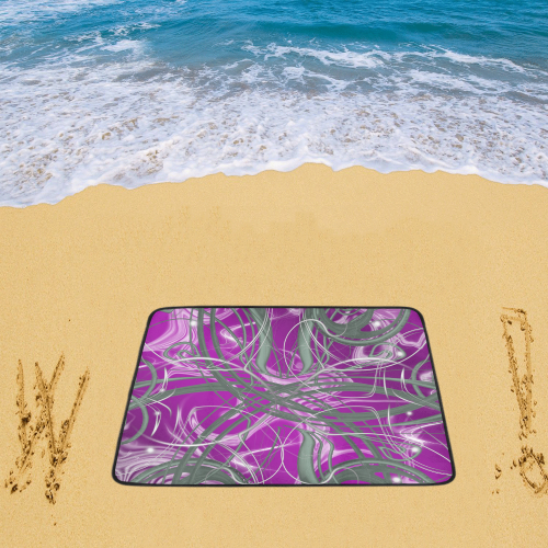 art modern fashion pattern Beach Mat 78"x 60"