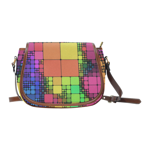 Disco Saddle Bag/Small (Model 1649) Full Customization