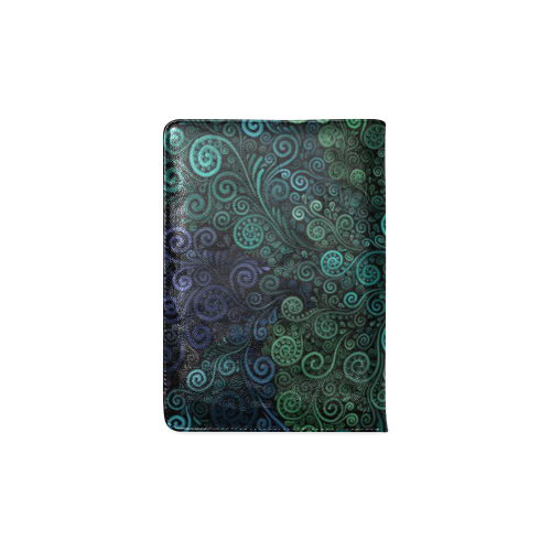 Turquoise Psychedelic Rose Custom NoteBook A5