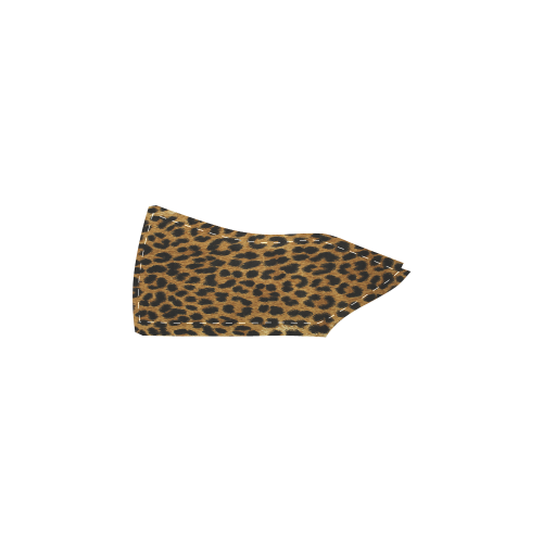 Leopard Women's Slip-on Canvas Shoes (Model 019)