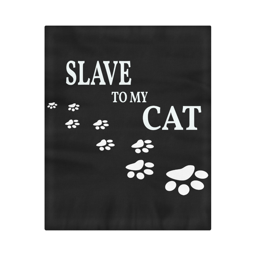 Slave to my cat 2 Duvet Cover 86"x70" ( All-over-print)