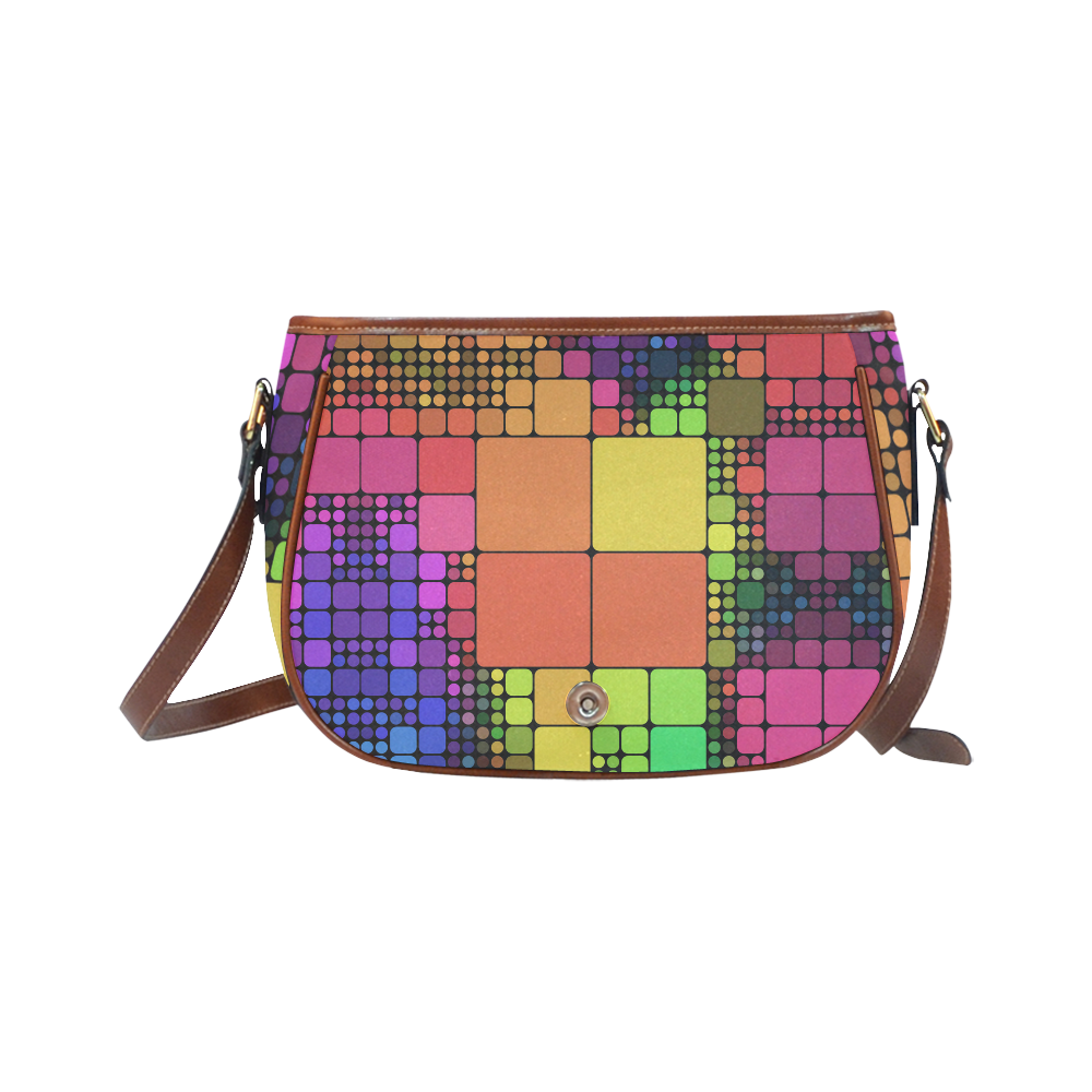 Disco Saddle Bag/Small (Model 1649) Full Customization