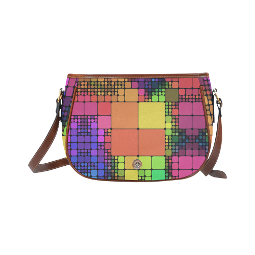 Disco Saddle Bag/Small (Model 1649) Full Customization