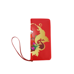 Christmas owl with gifts Women's Clutch Wallet (Model 1637)