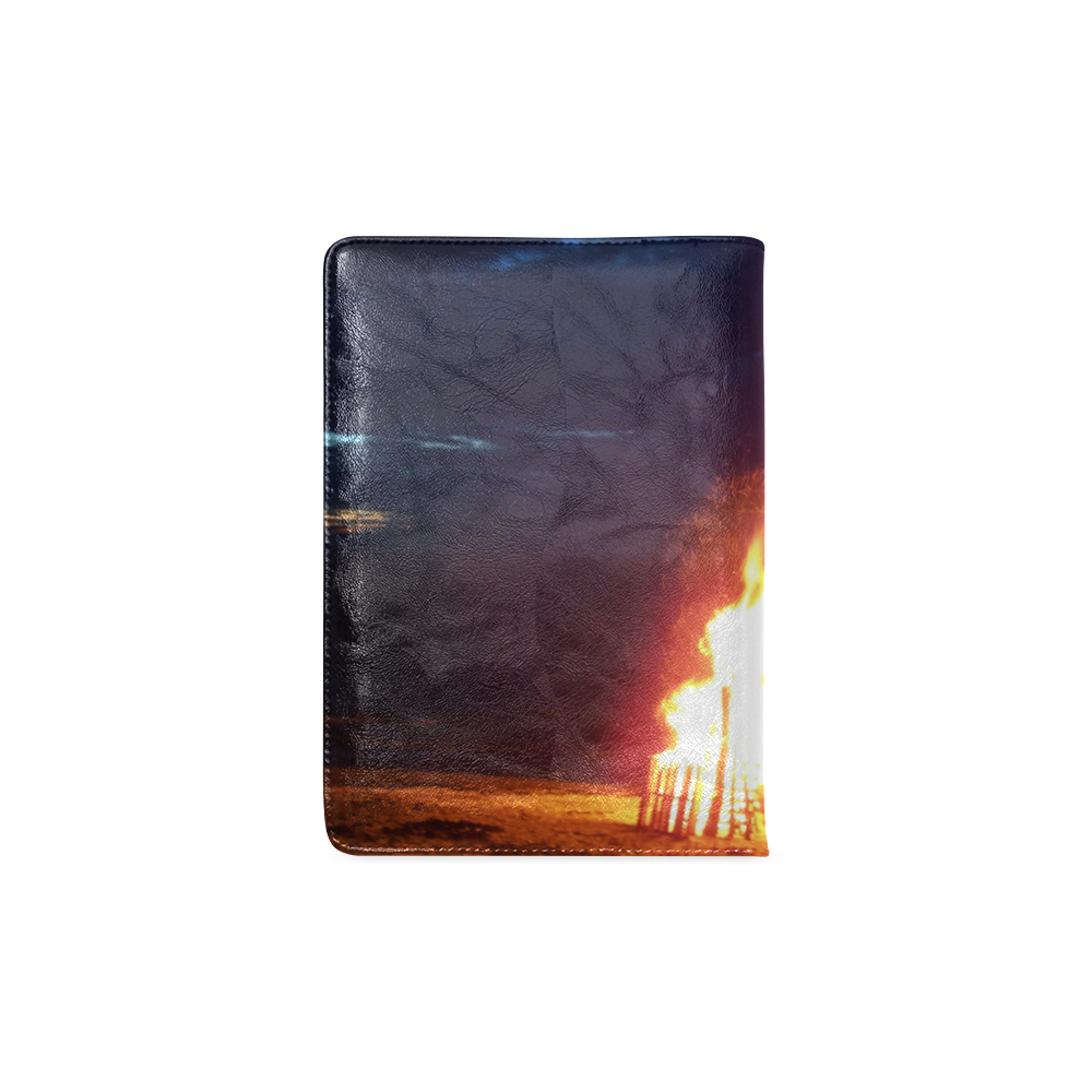 Beach Bonfire Blazing Custom NoteBook A5