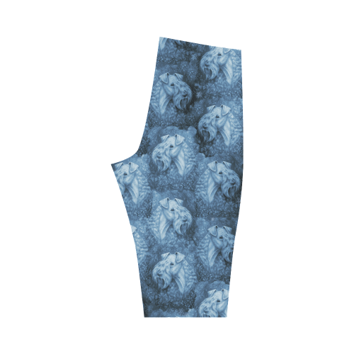 Kerry Blue Collage Hestia Cropped Leggings (Model L03)