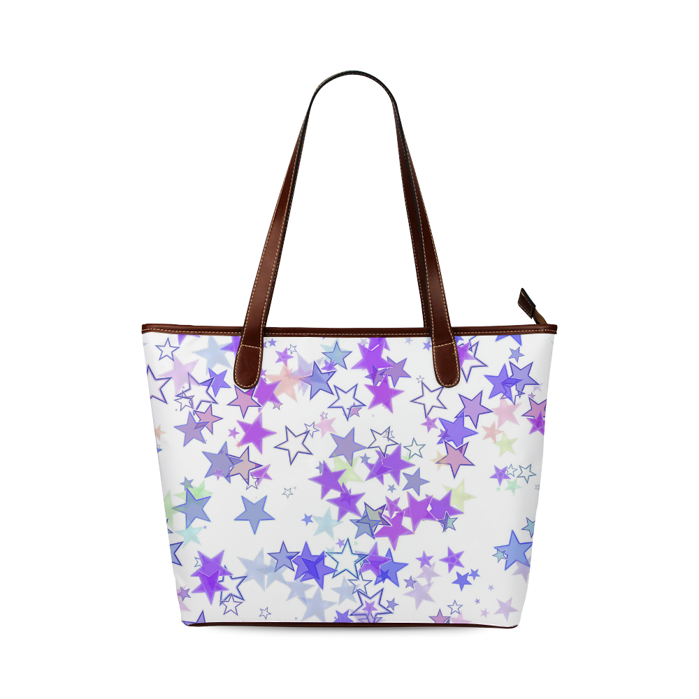 Stars Shoulder Tote Bag (Model 1646)