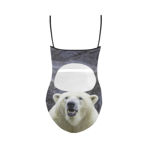 Cute Zoo Polar Bear Strap Swimsuit ( Model S05)