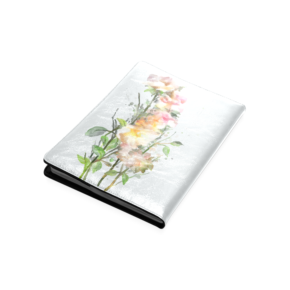 Blend Roses, watercolor Custom NoteBook B5