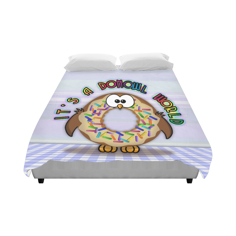 it's a donowl world-sprinkles Duvet Cover 86"x70" ( All-over-print)