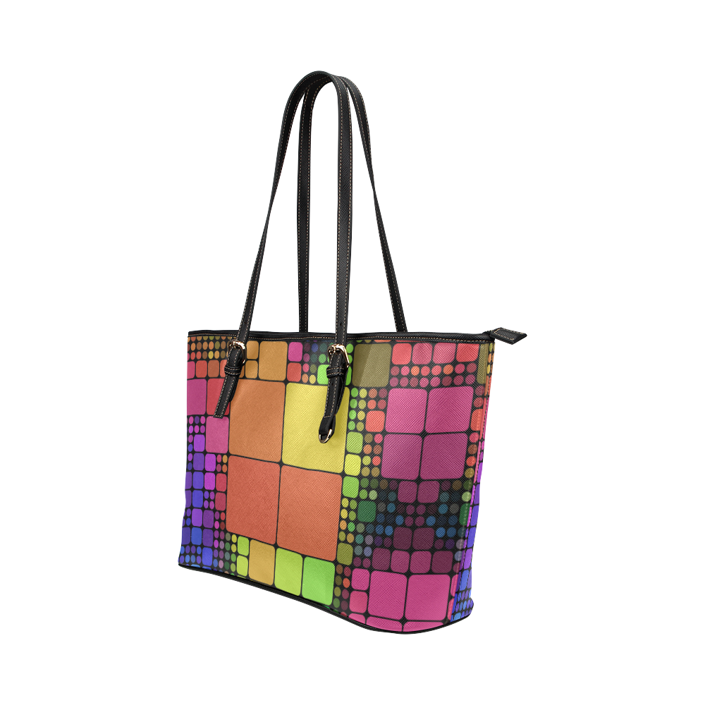 Disco Leather Tote Bag/Large (Model 1651)