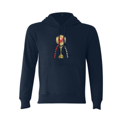 Catholic Holy Communion: Divine Mercy - Navy Blue Oceanus Hoodie Sweatshirt (Model H03)
