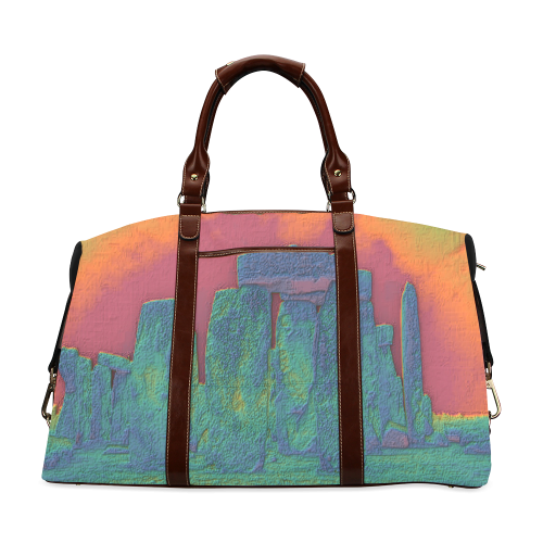 Trippy Stonehenge Classic Travel Bag (Model 1643)