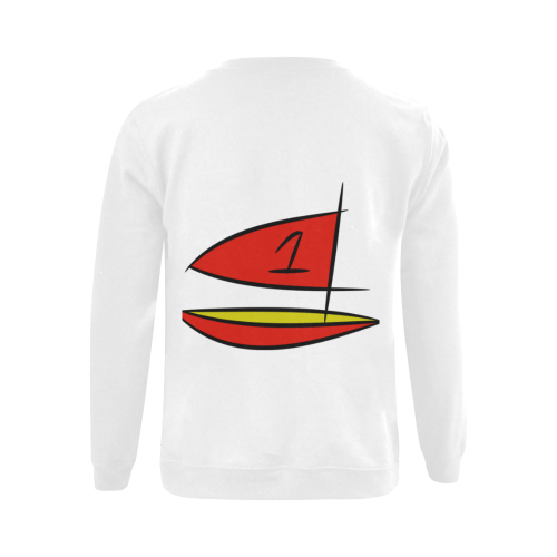 Red Boat Gildan Crewneck Sweatshirt(NEW) (Model H01)