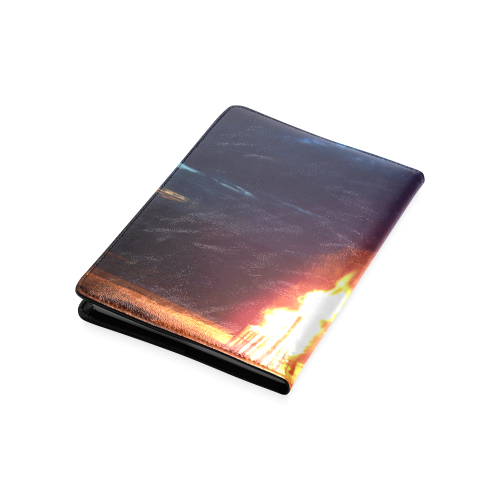 Beach Bonfire Blazing Custom NoteBook A5