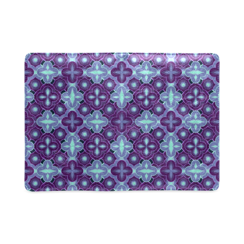 Purple blue seamless pattern Custom NoteBook A5