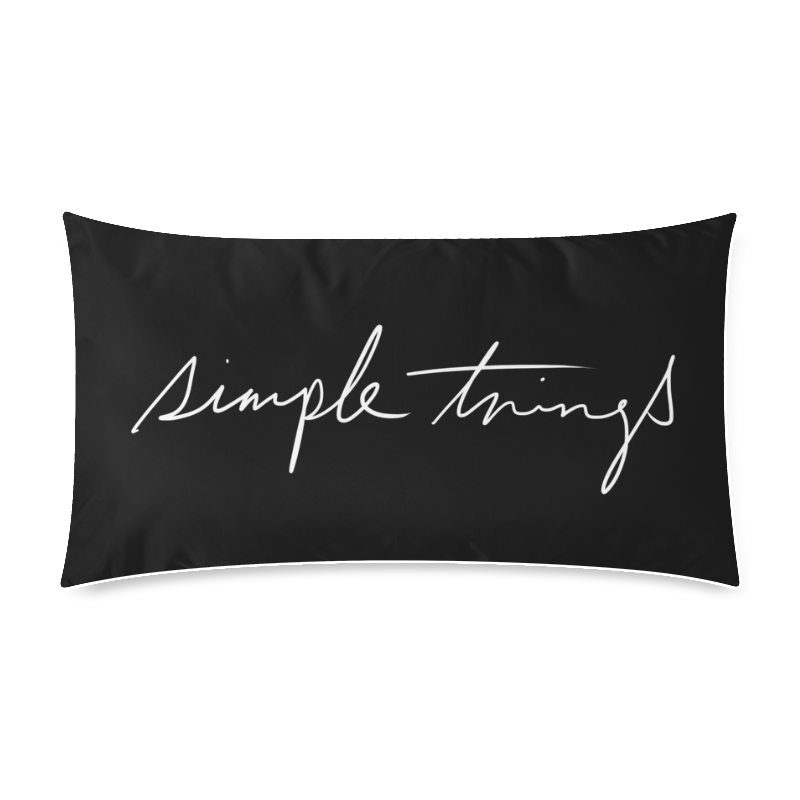 Simple Things Rectangle Pillow Case 20"x36"(Twin Sides)
