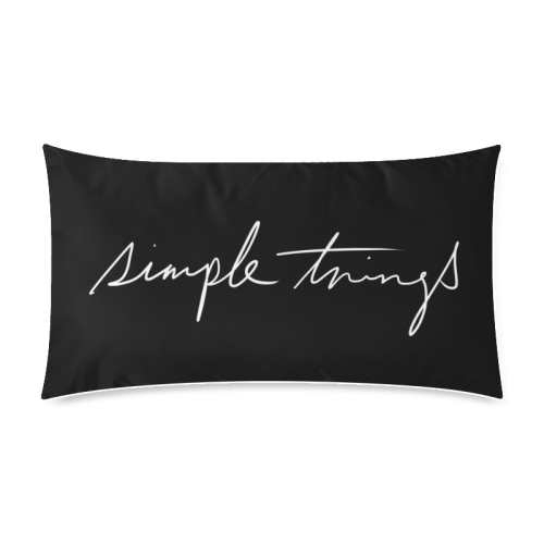 Simple Things Rectangle Pillow Case 20"x36"(Twin Sides)
