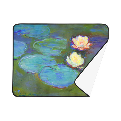 Monet Water Lilies Beach Mat 78"x 60"