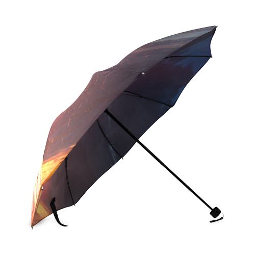 Beach Bonfire Blazing Foldable Umbrella (Model U01)