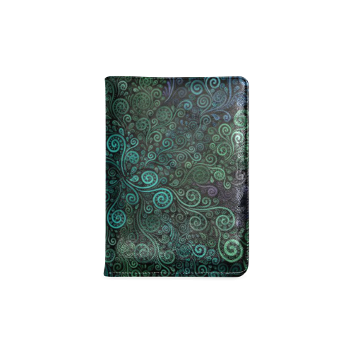 Turquoise Psychedelic Rose Custom NoteBook A5