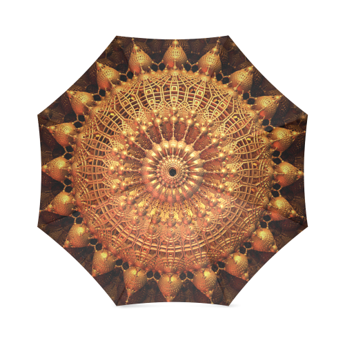 Sun Spur Fractal Mandala Foldable Umbrella (Model U01)
