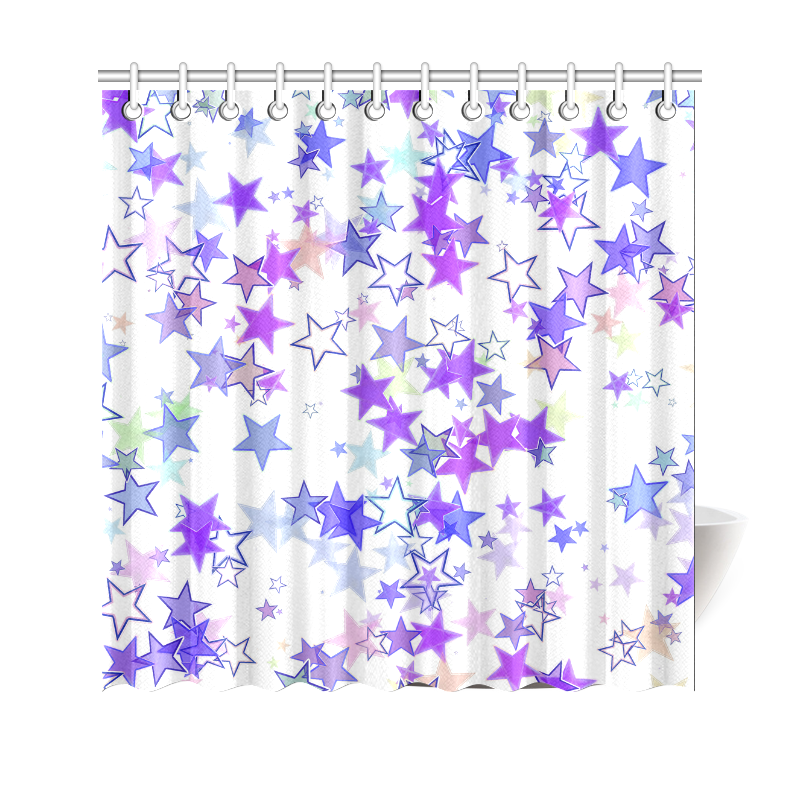 Stars Shower Curtain 69"x70"
