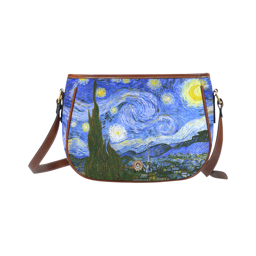Van Gogh Starry Night Saddle Bag/Large (Model 1649)