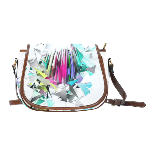 Broken Mirror by Artdream Saddle Bag/Large (Model 1649)