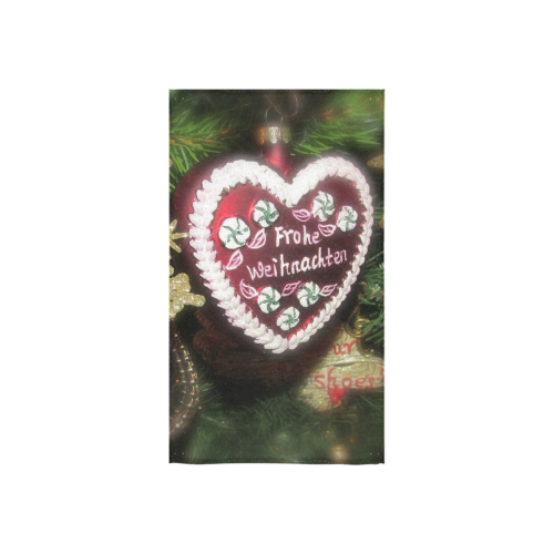 Xmas heart by Martina Webster Custom Towel 16"x28"