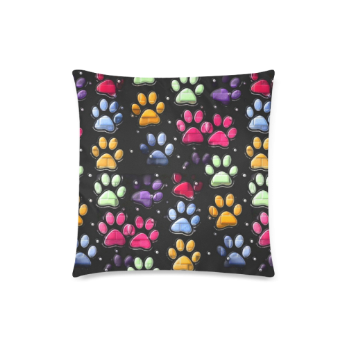 On silent paws by Nico Bielow Custom Zippered Pillow Case 18"x18"(Twin Sides)