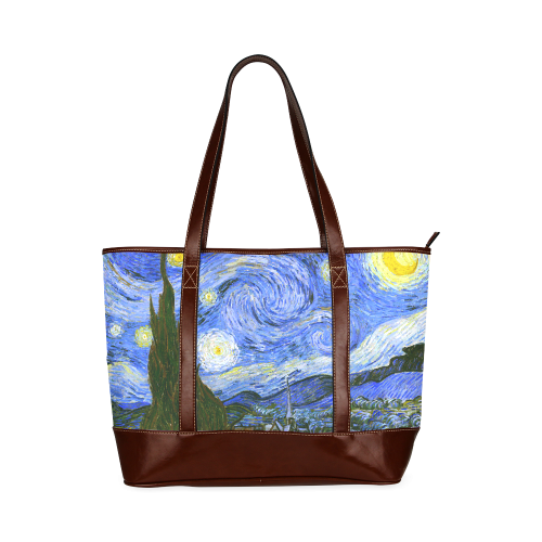 Van Gogh Starry Night Tote Handbag (Model 1642)