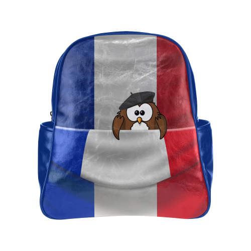 Frenchy owl Multi-Pockets Backpack (Model 1636)