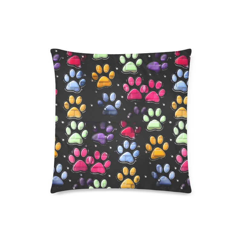 On silent paws by Nico Bielow Custom Zippered Pillow Case 18"x18"(Twin Sides)