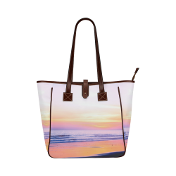 Sunshine Beach Scene, Summer, Sun, Holidays Classic Tote Bag (Model 1644)