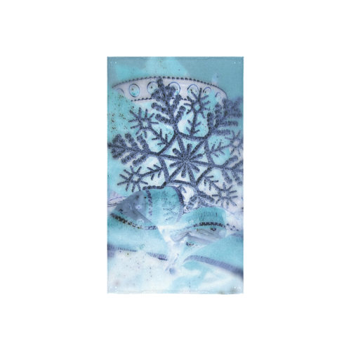 Icy snowflake by Martina Webster Custom Towel 16"x28"