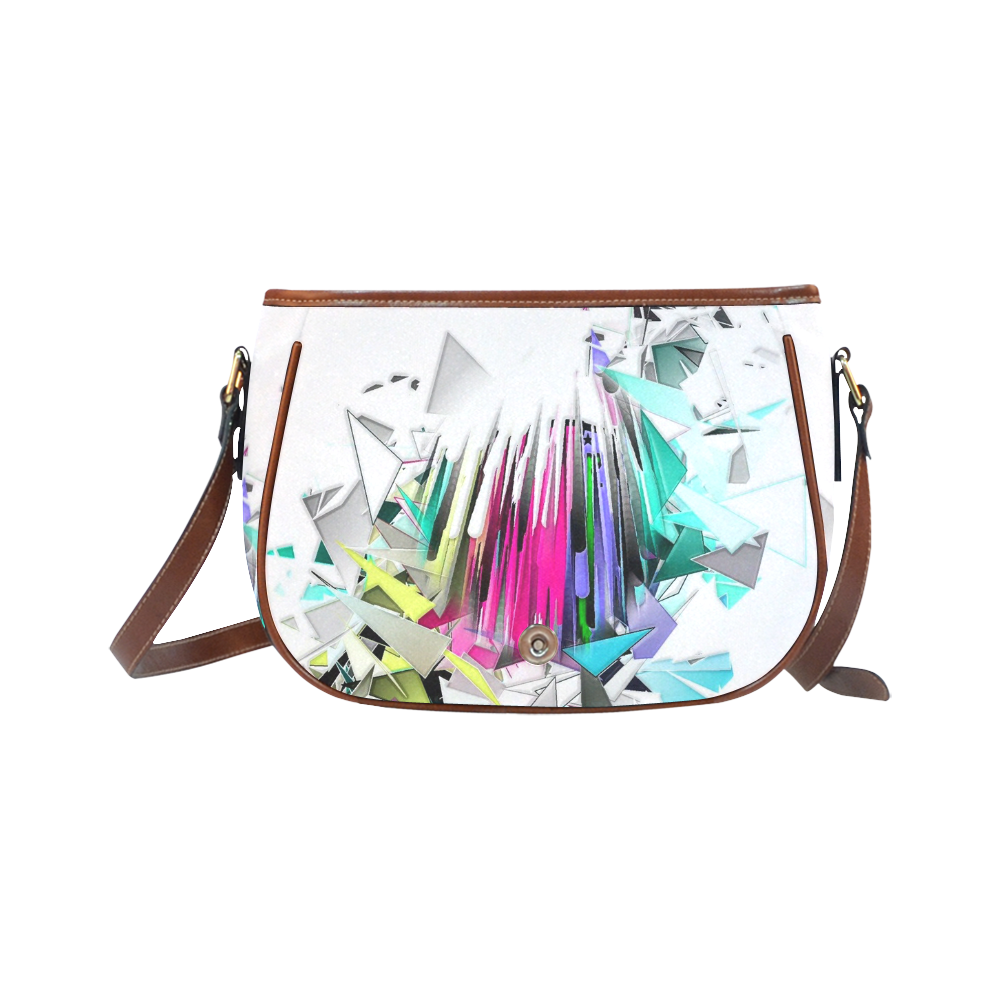 Broken Mirror by Artdream Saddle Bag/Large (Model 1649)