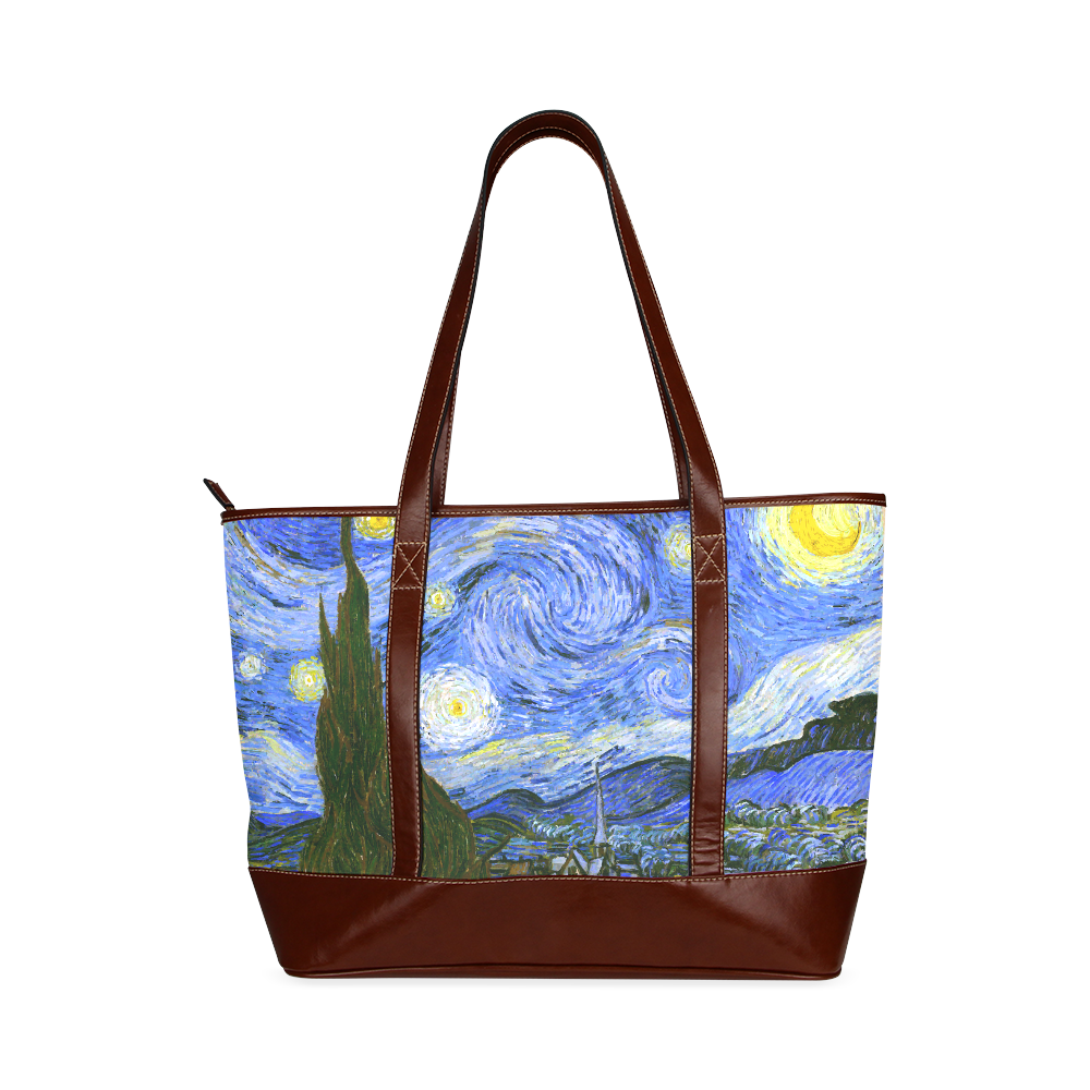 Van Gogh Starry Night Tote Handbag (Model 1642)
