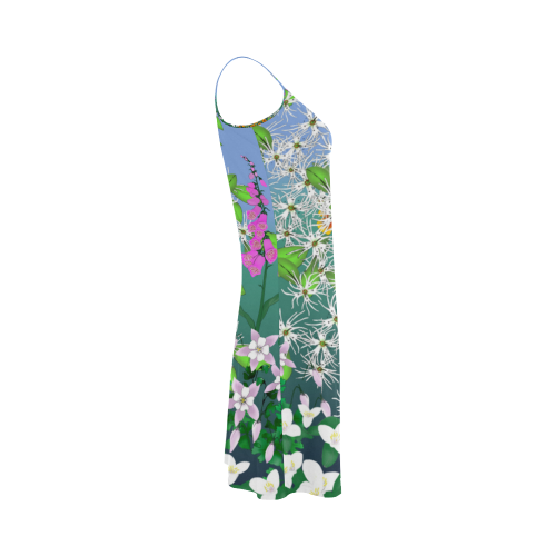 California Wildflowers by Aleta Alcestis Slip Dress (Model D05)