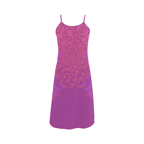 Luscious Wildflower Print by Aleta Alcestis Slip Dress (Model D05)
