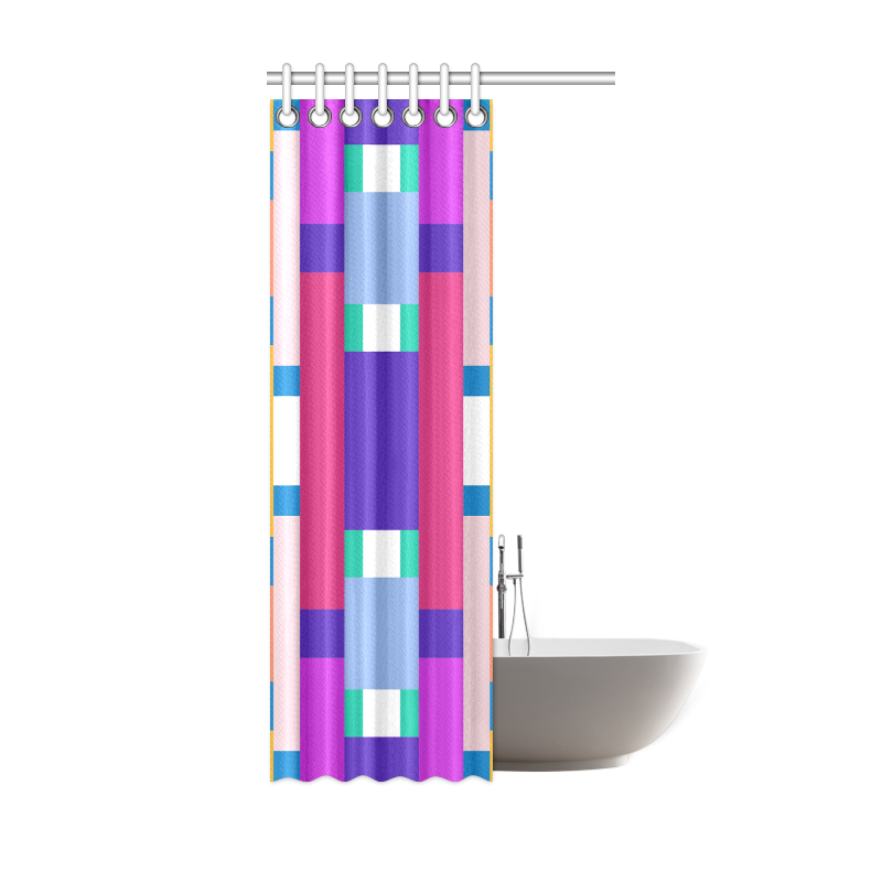 Rectangles Shower Curtain 36"x72"