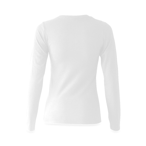 Frenchy owl Sunny Women's T-shirt (long-sleeve) (Model T07)
