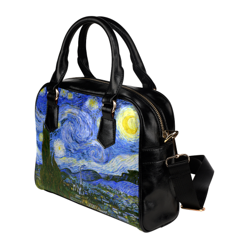 Van Gogh Starry Night Shoulder Handbag (Model 1634)