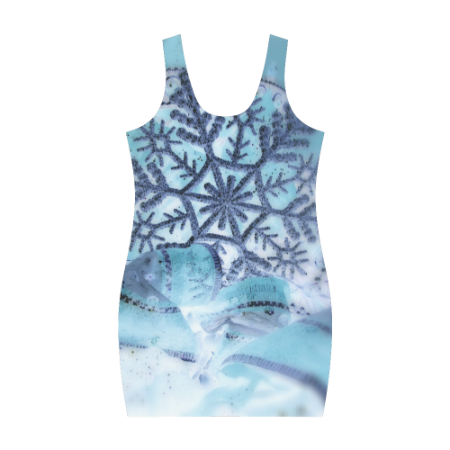 Icy snowflake by Martina Webster Medea Vest Dress (Model D06)
