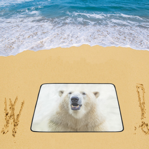 Cute  Zoo Polar Bear Beach Mat 78"x 60"