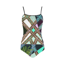africa tropical swimsuit Strap Swimsuit ( Model S05)